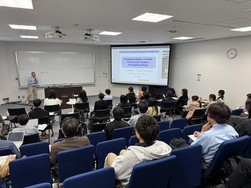 【開催報告】先端研究セミナー「Auditing Collusion in Public Procurement: An Empirical Study」 講師：吉本久維　先生（グラスゴー大学アダムスミス・ビジネススクール講師）：4月16日のサムネイル